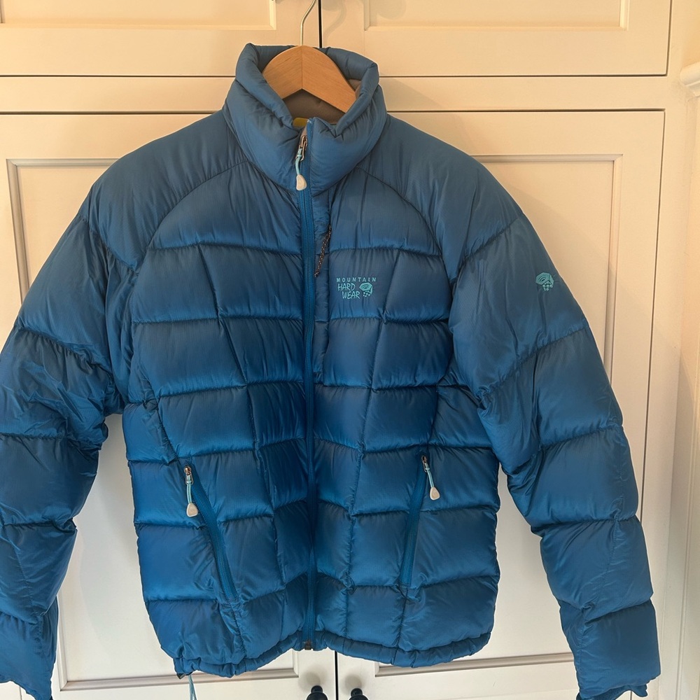 Mountain Hardwear Blue Puffer Jacket